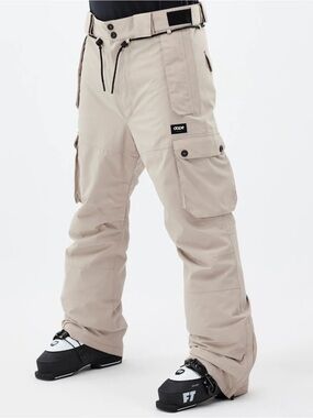 NWT DOPE Men's Iconic Sand Cargo Snow Pants with Utility Pocket Sz XXL